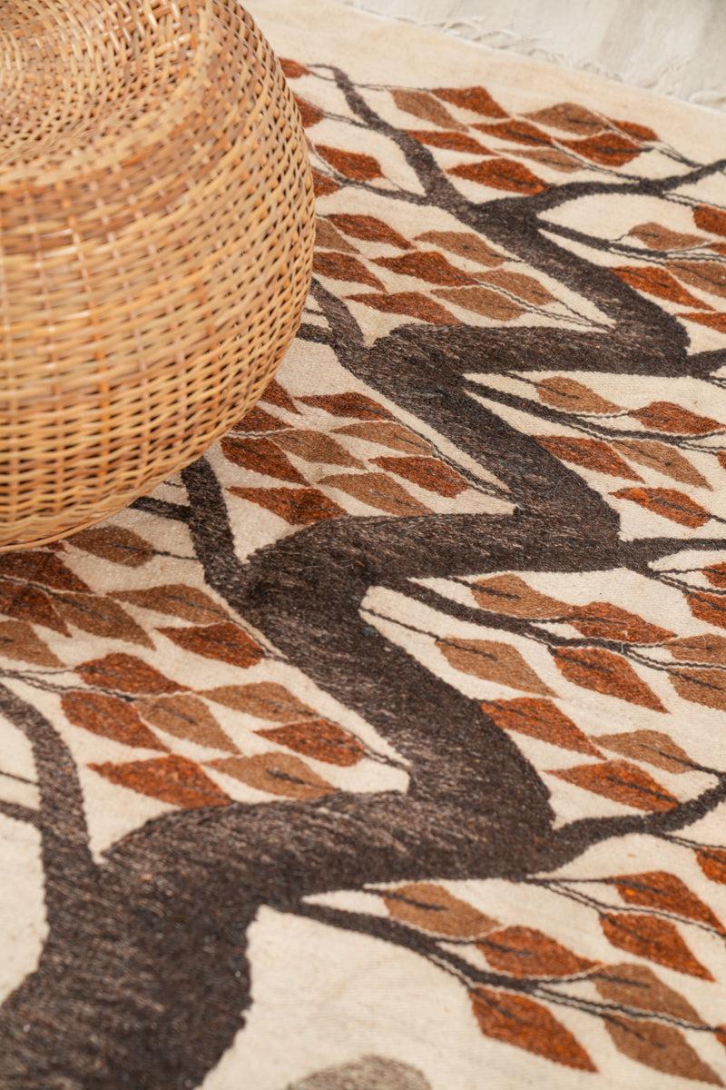 Hand-Woven Wool Tapestry