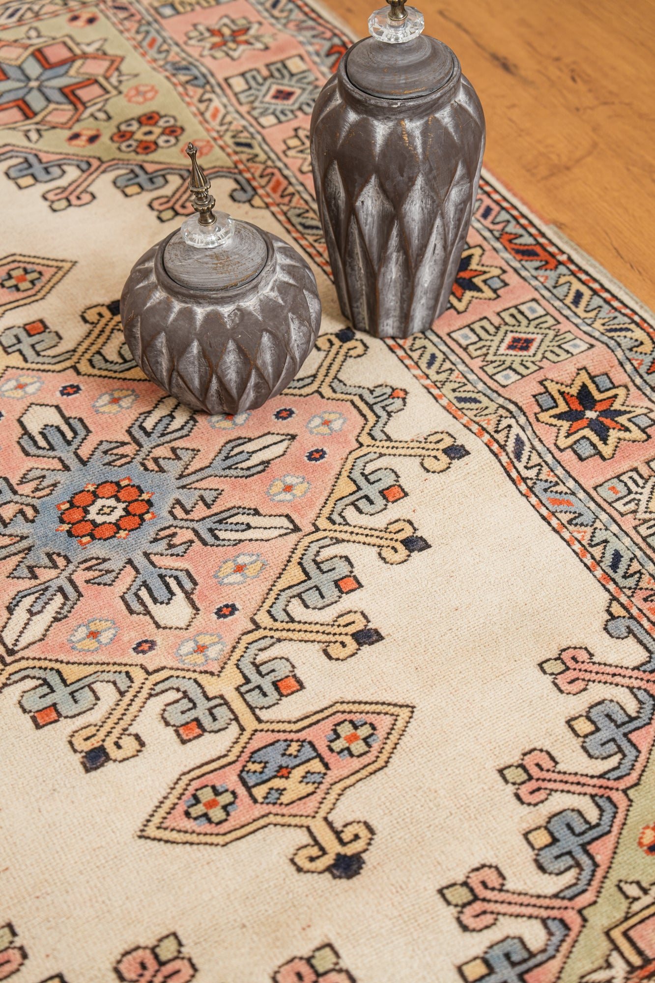 Vintage Turkish Rug 6'8" x 4'