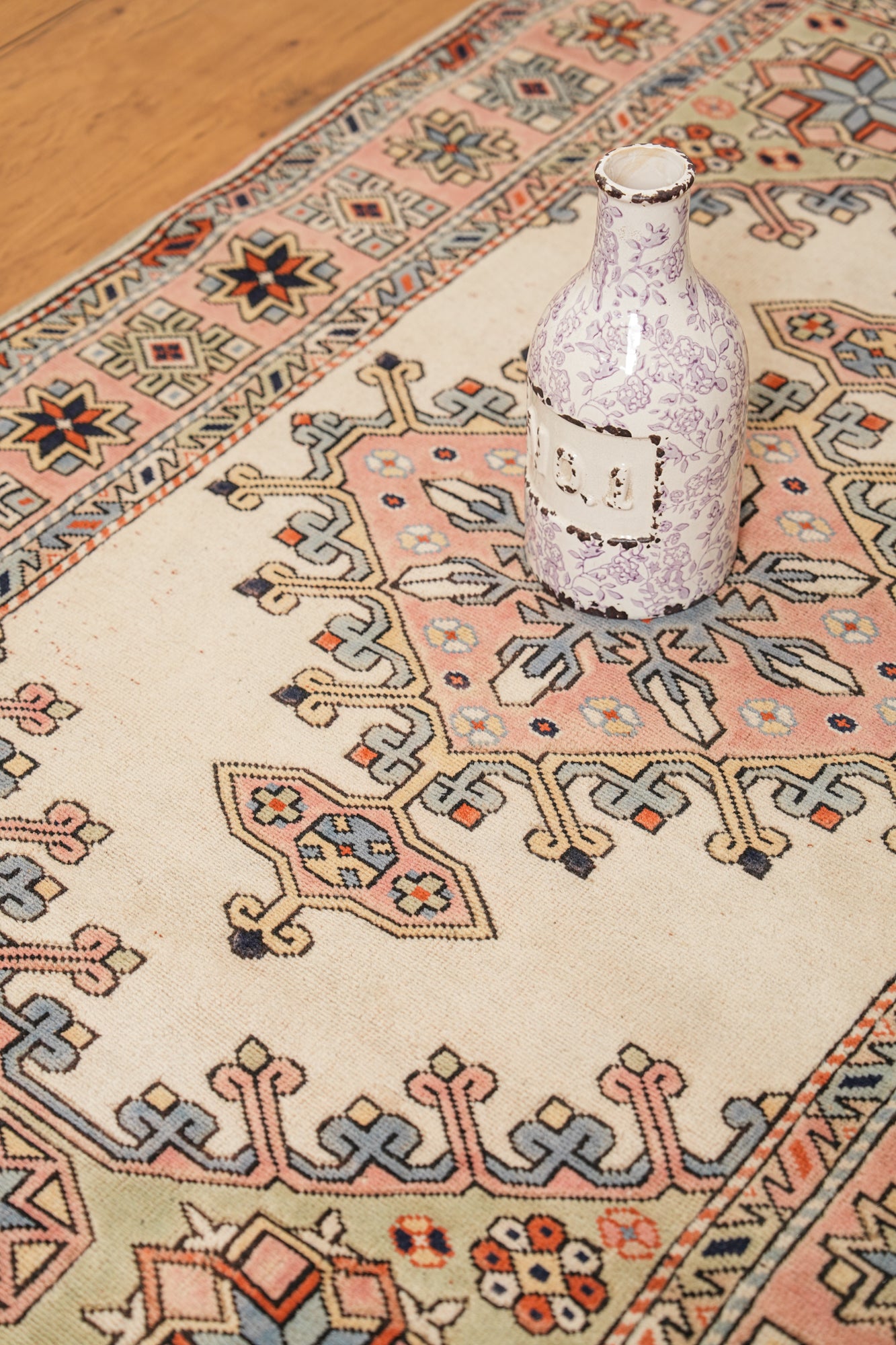 Vintage Turkish Rug 6'8" x 4'