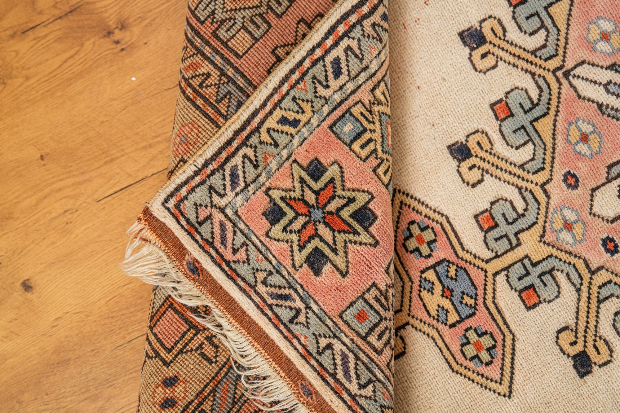 Vintage Turkish Rug 6'8" x 4'