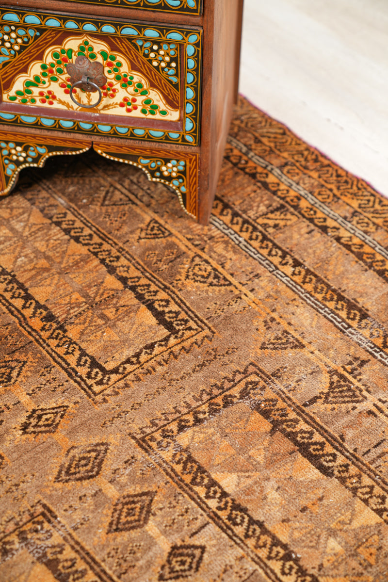 Vintage Baloch Rug 6'8" x 4'2"