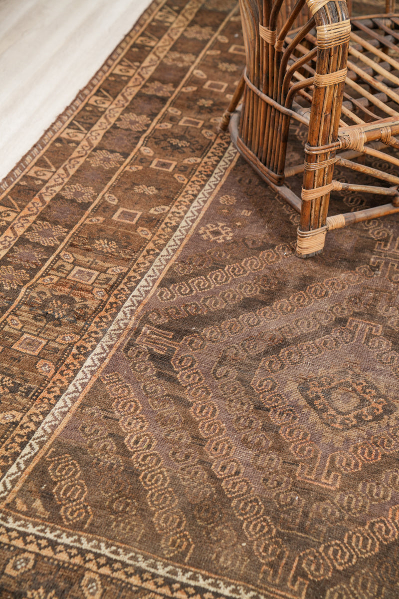 Vintage Turkmen Rug 8'10" x 6'3"