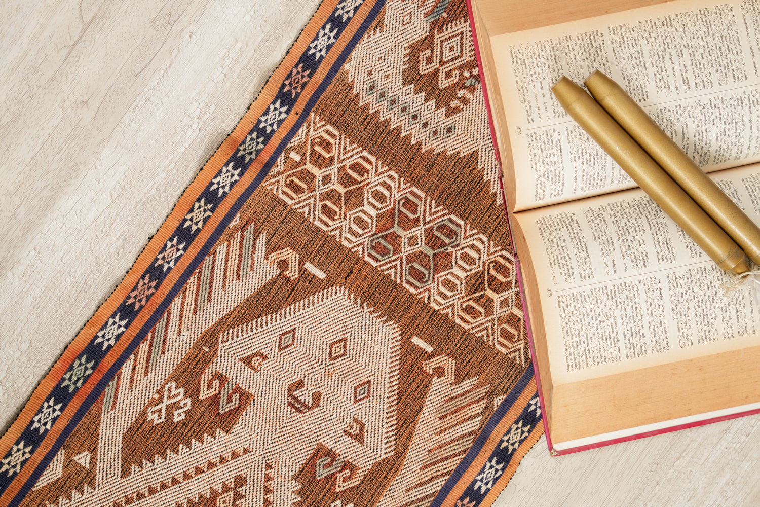 Vintage Indonesian Hinggi Textile 4'3" x 1'3"