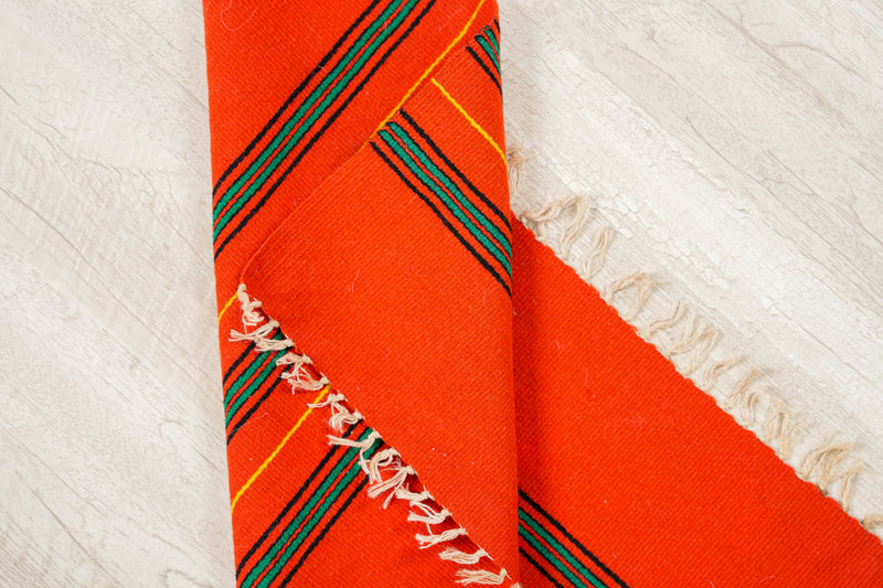 Vintage Scandinavian Textile 3'6" x 1'2"