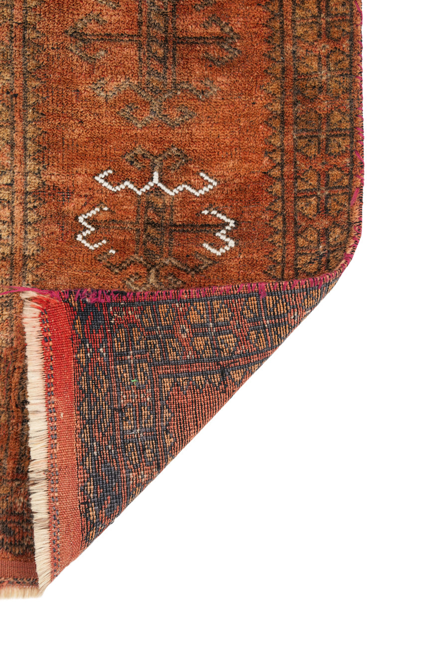 Vintage Afghan Rug 2'3" x 1'3"