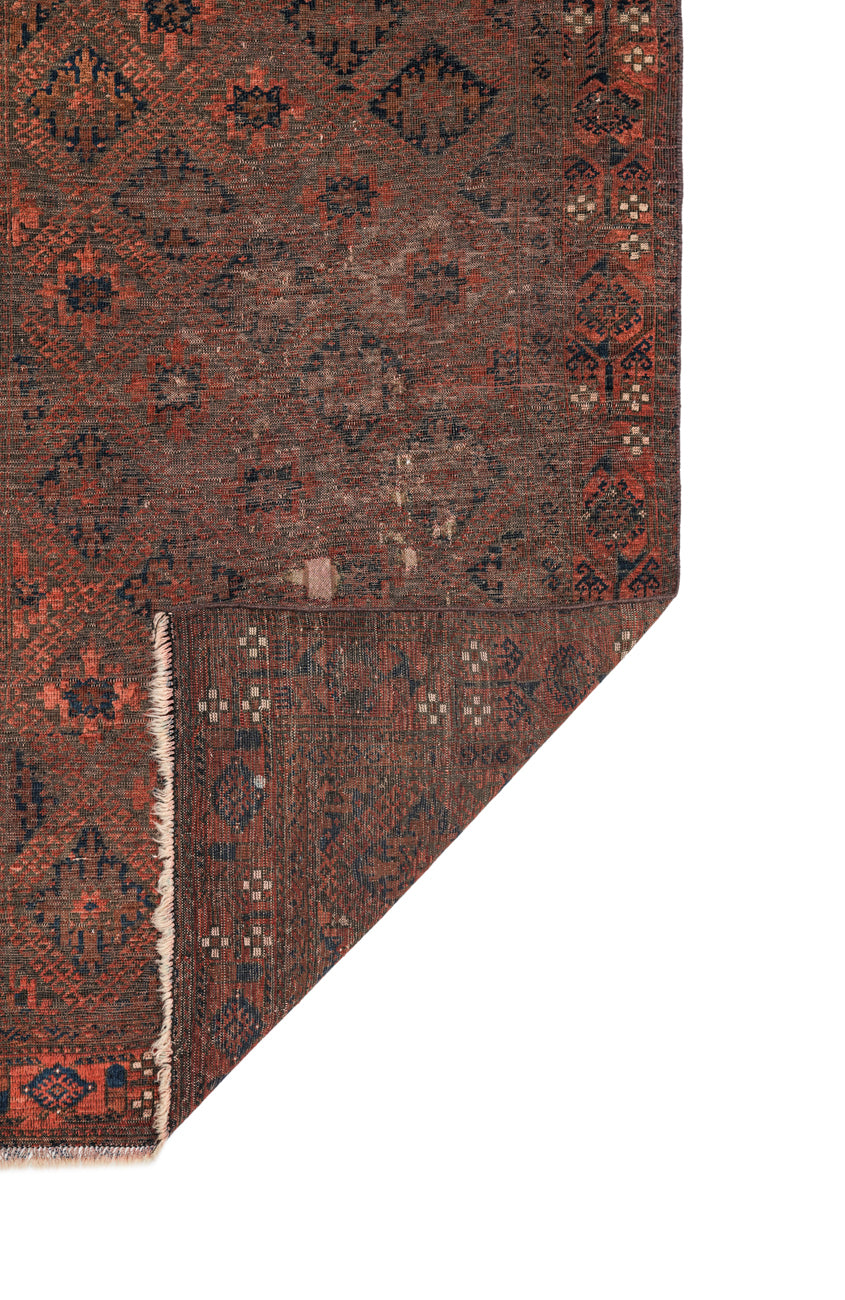 Antique TURKOMEN Rug 6'3" x 3'3"