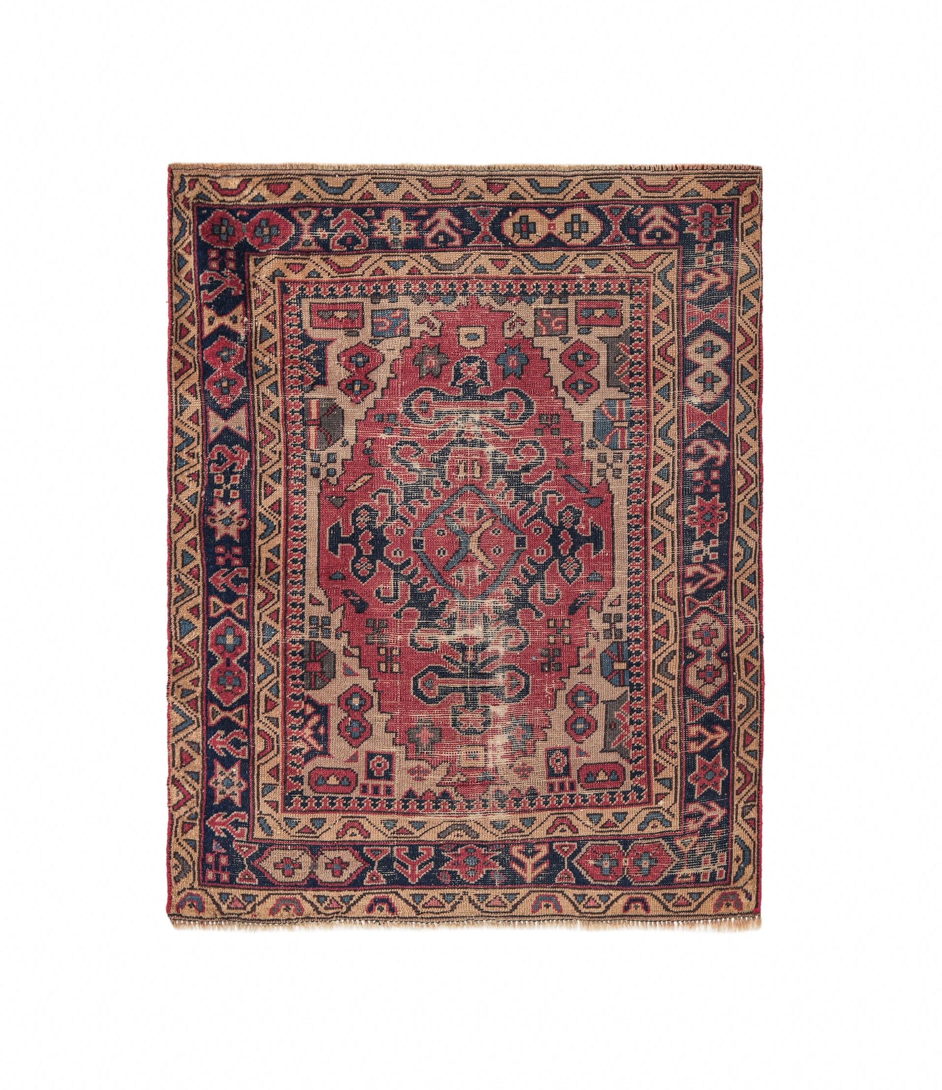 Antique Turkish Sivas Rug 4' X 3'4"