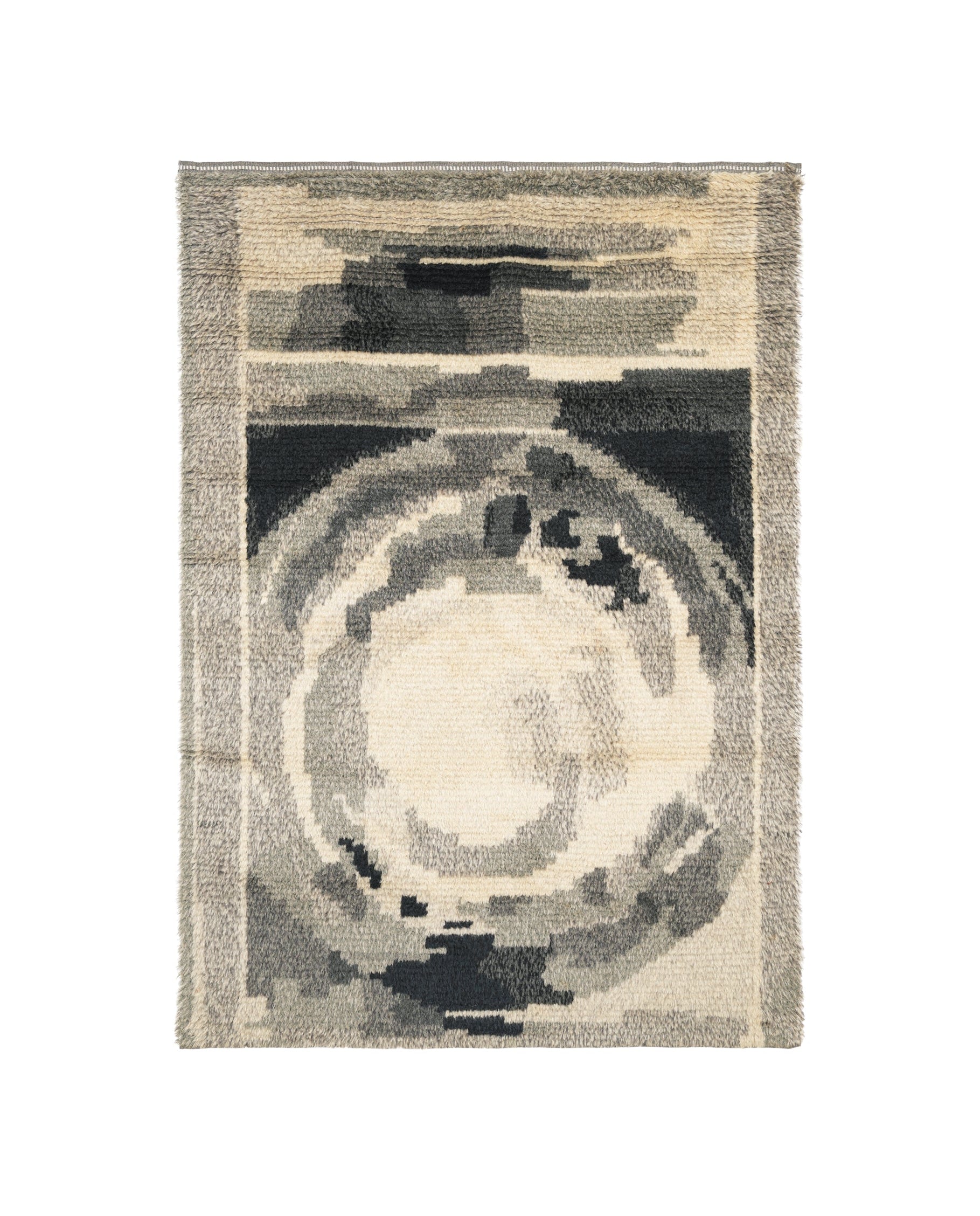 Vintage Scandinavian Rya Rug 6'8" X 4'10"