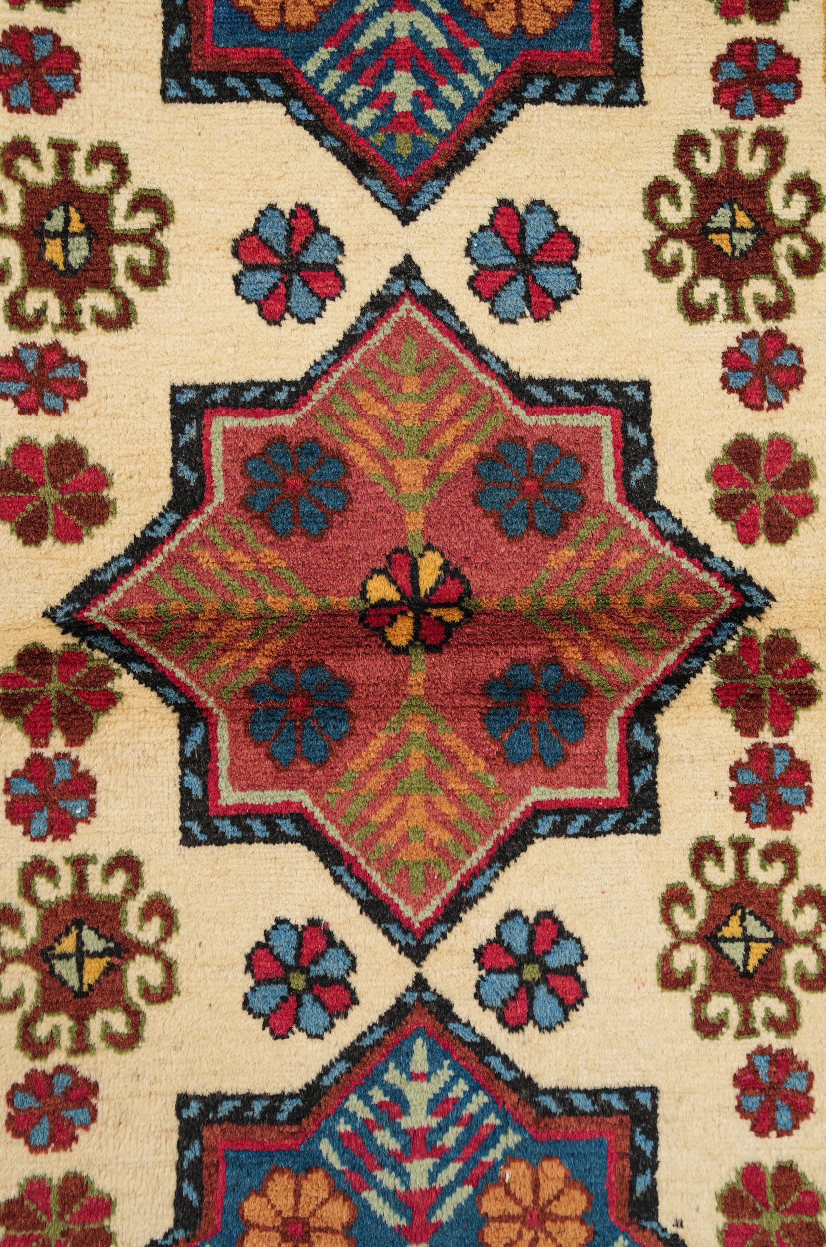 Vintage Turkish Shirvan Rug 4'5" x 2'3"