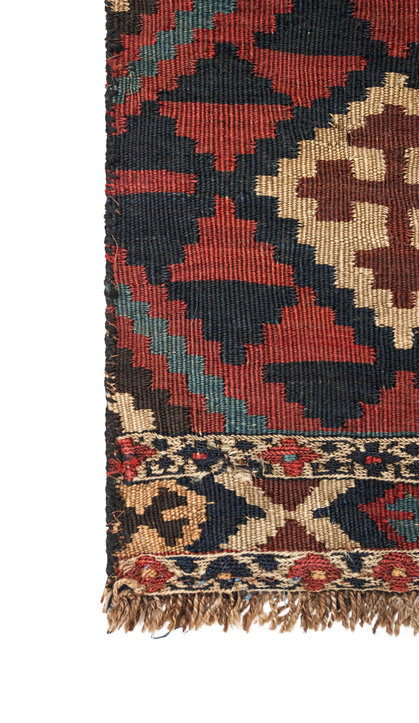 Antique Caucasian Shahsavan Mafrash Kilim 2'4" x 1'2"