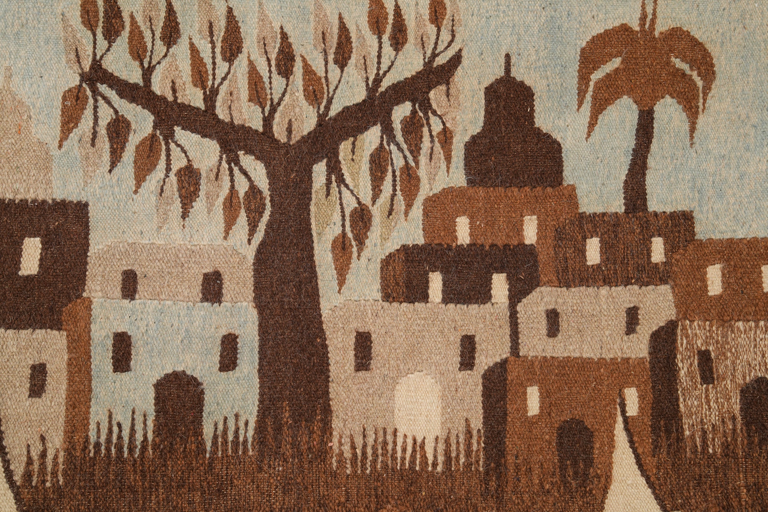 Vintage Egyptian Tapestry Kilim 4'9" x 3'3"