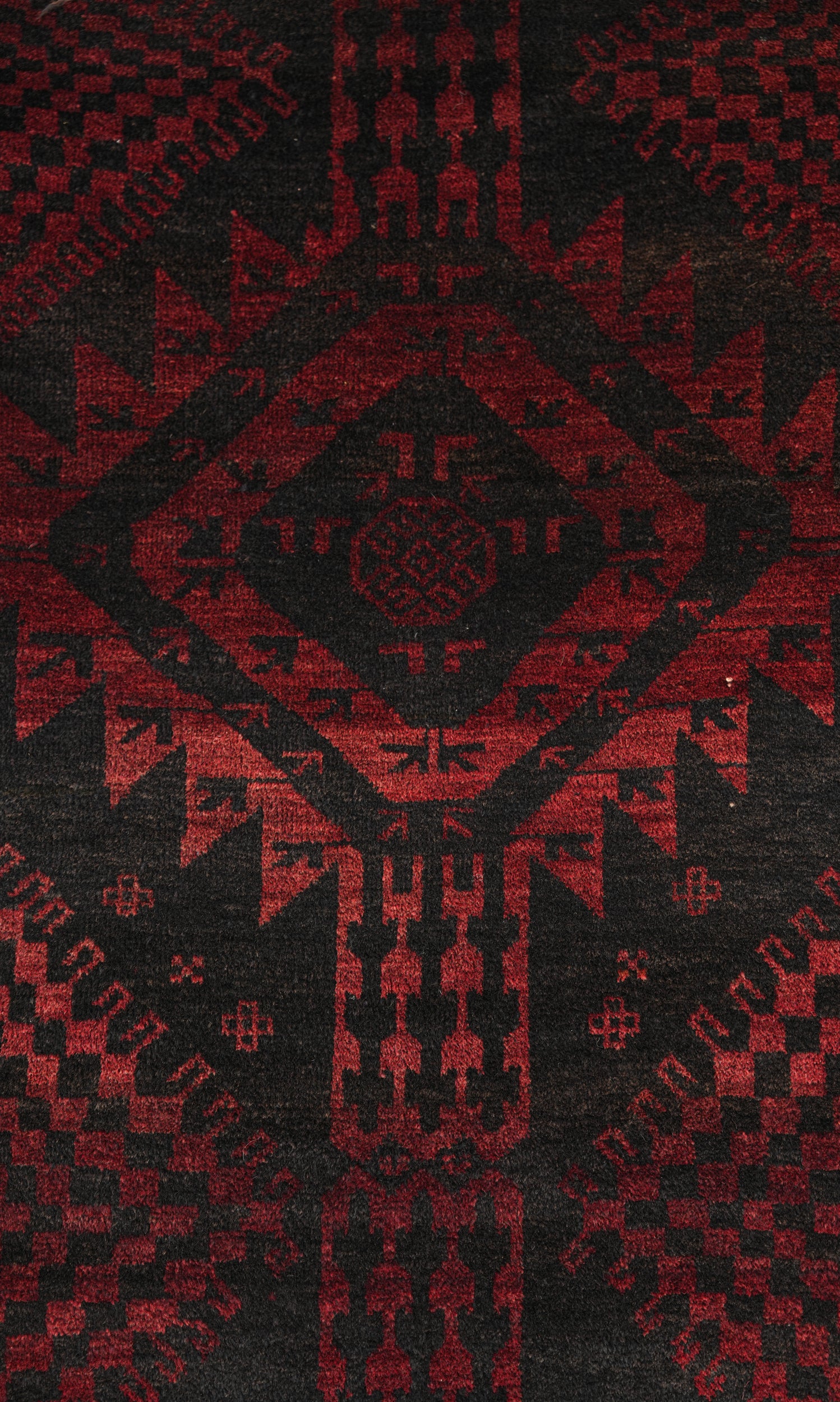 Vintage Baloch Rug 6'4" X 3'3"