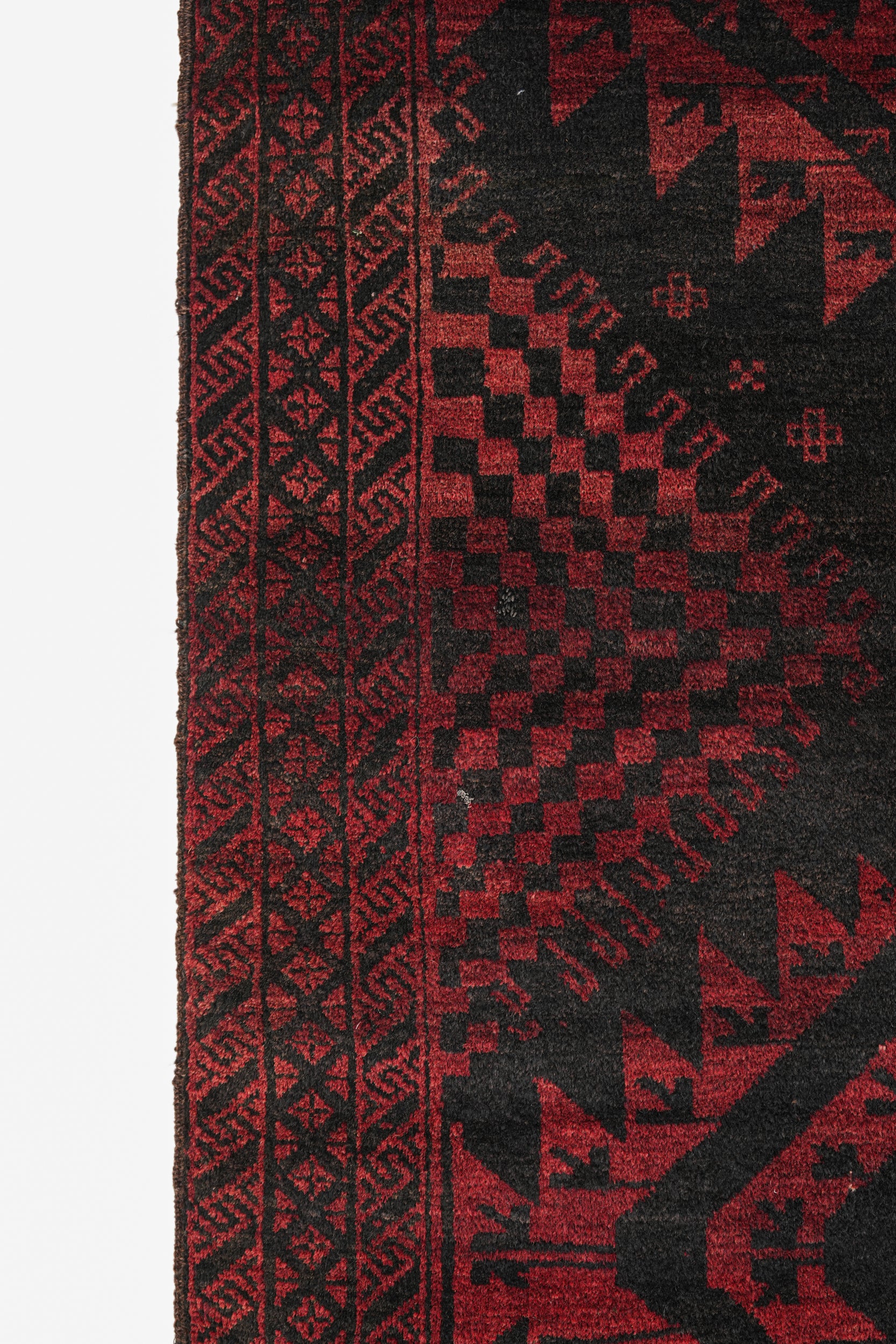 Vintage Baloch Rug 6'4" X 3'3"