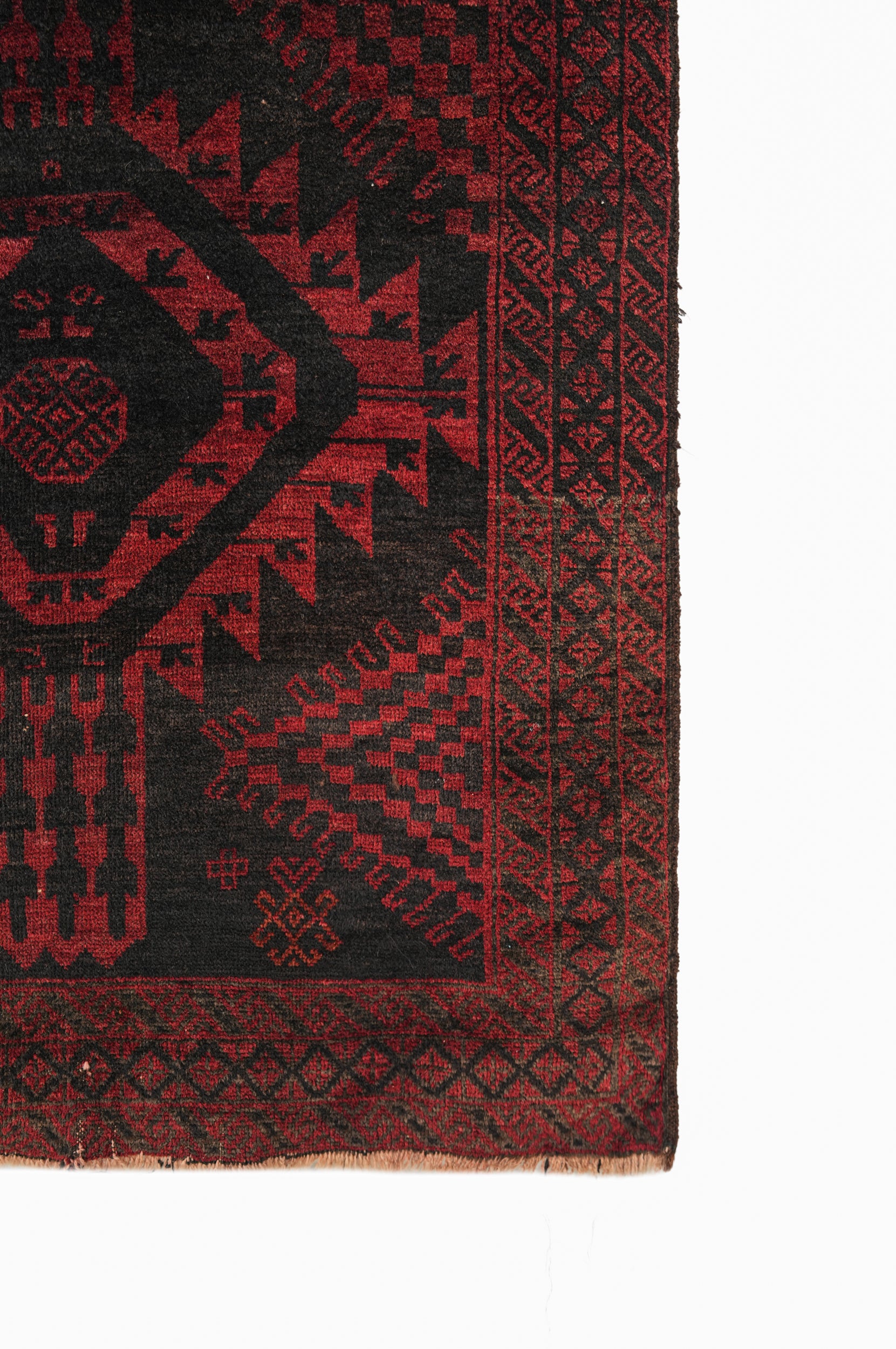 Vintage Baloch Rug 6'4" X 3'3"