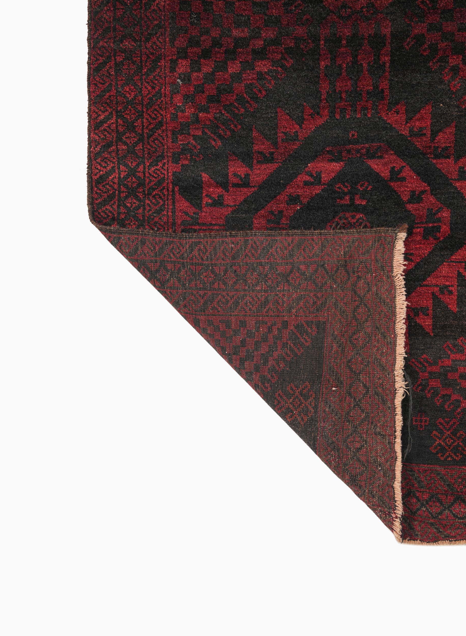 Vintage Baloch Rug 6'4" X 3'3"