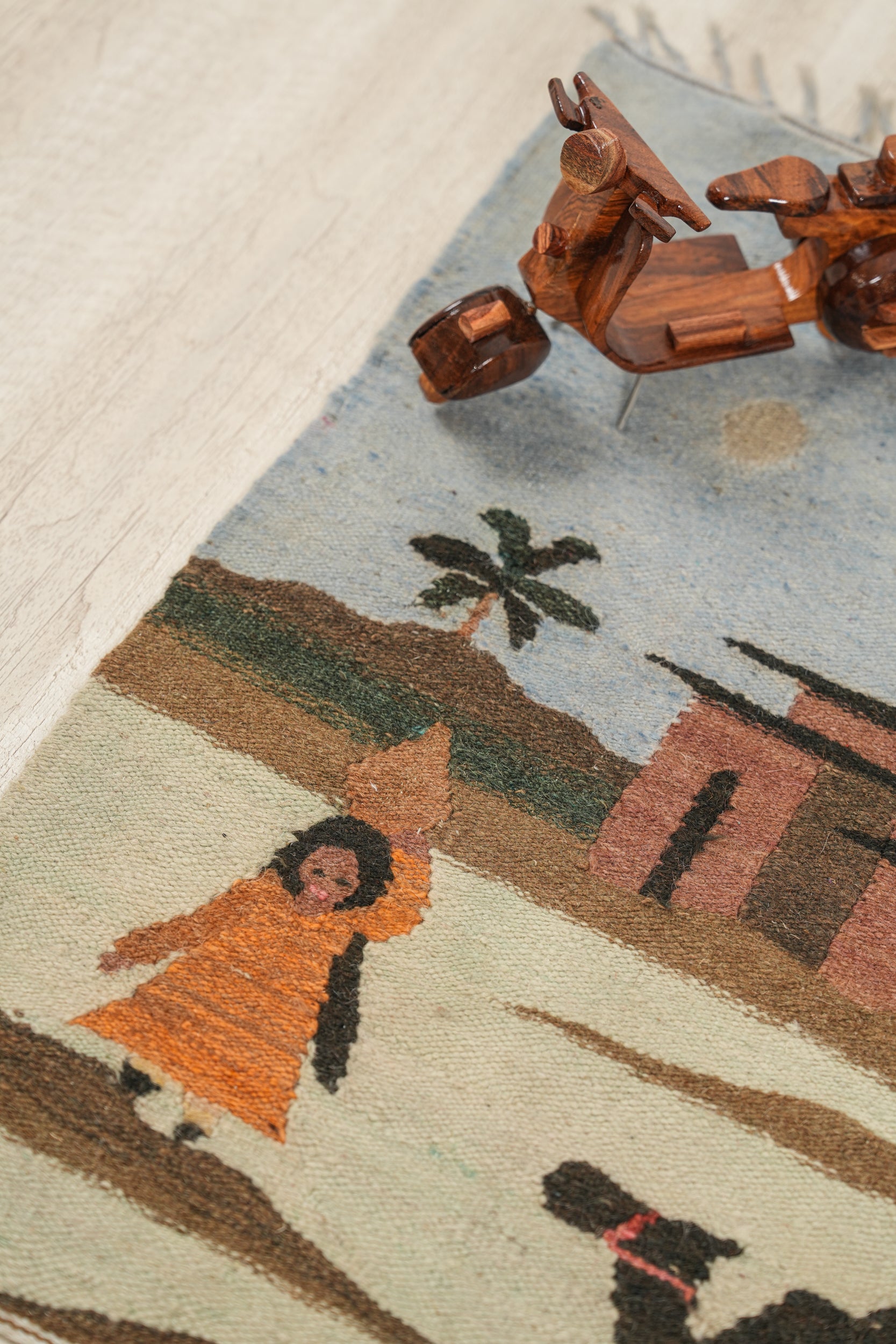 Vintage Egyptian Tapestry 2'3" x 1'8"