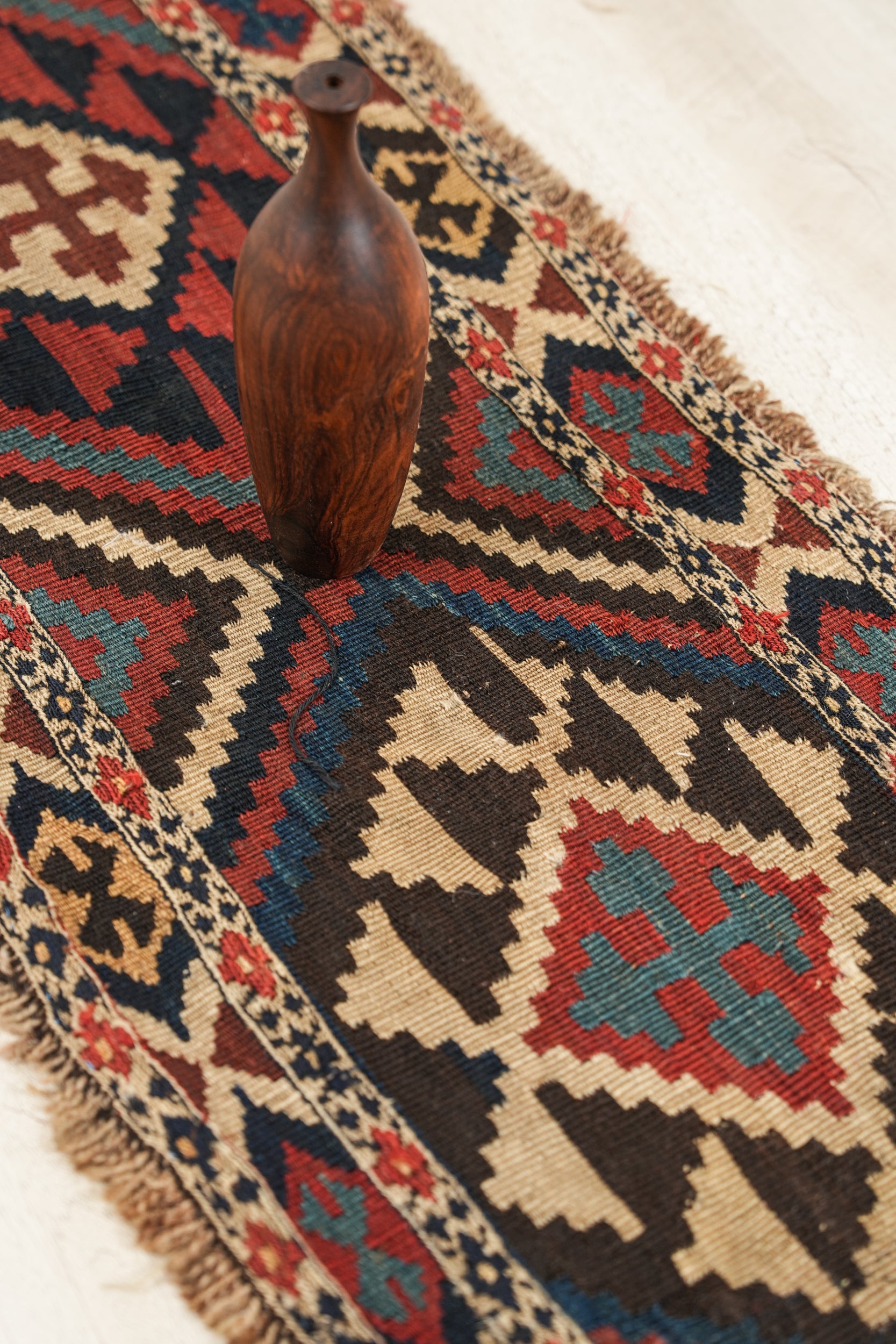 Antique Caucasian Shahsavan Mafrash Kilim 2'4" x 1'2"