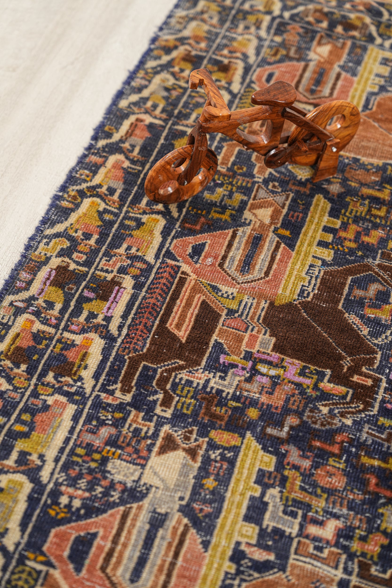 Vintage Baloch Rug 4'8" X 3'