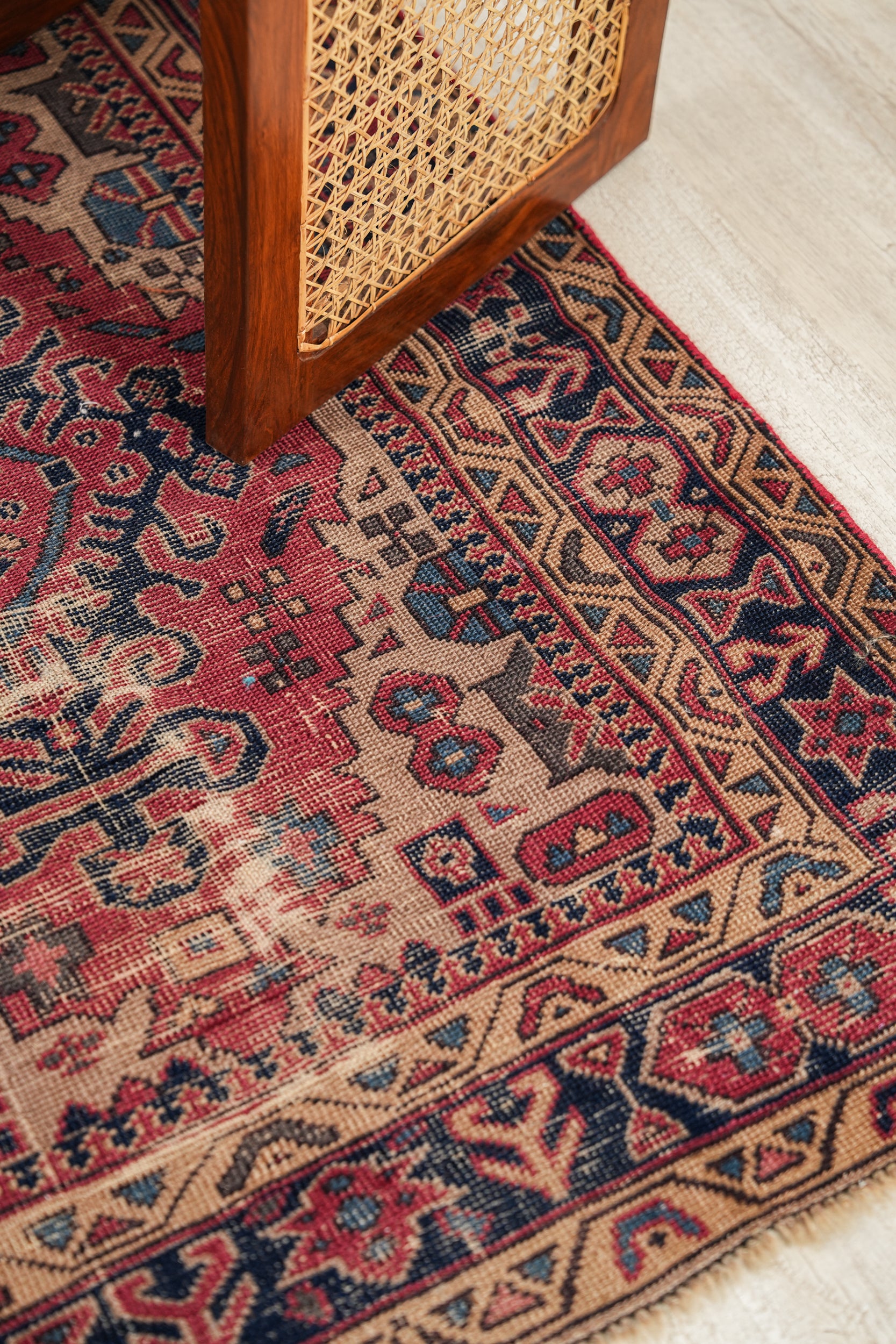 Antique Turkish Sivas Rug 4' X 3'4"