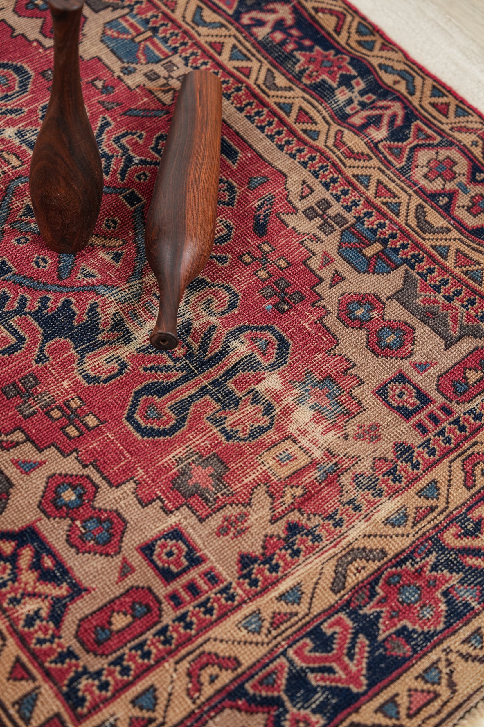 Antique Turkish Sivas Rug 4' X 3'4"