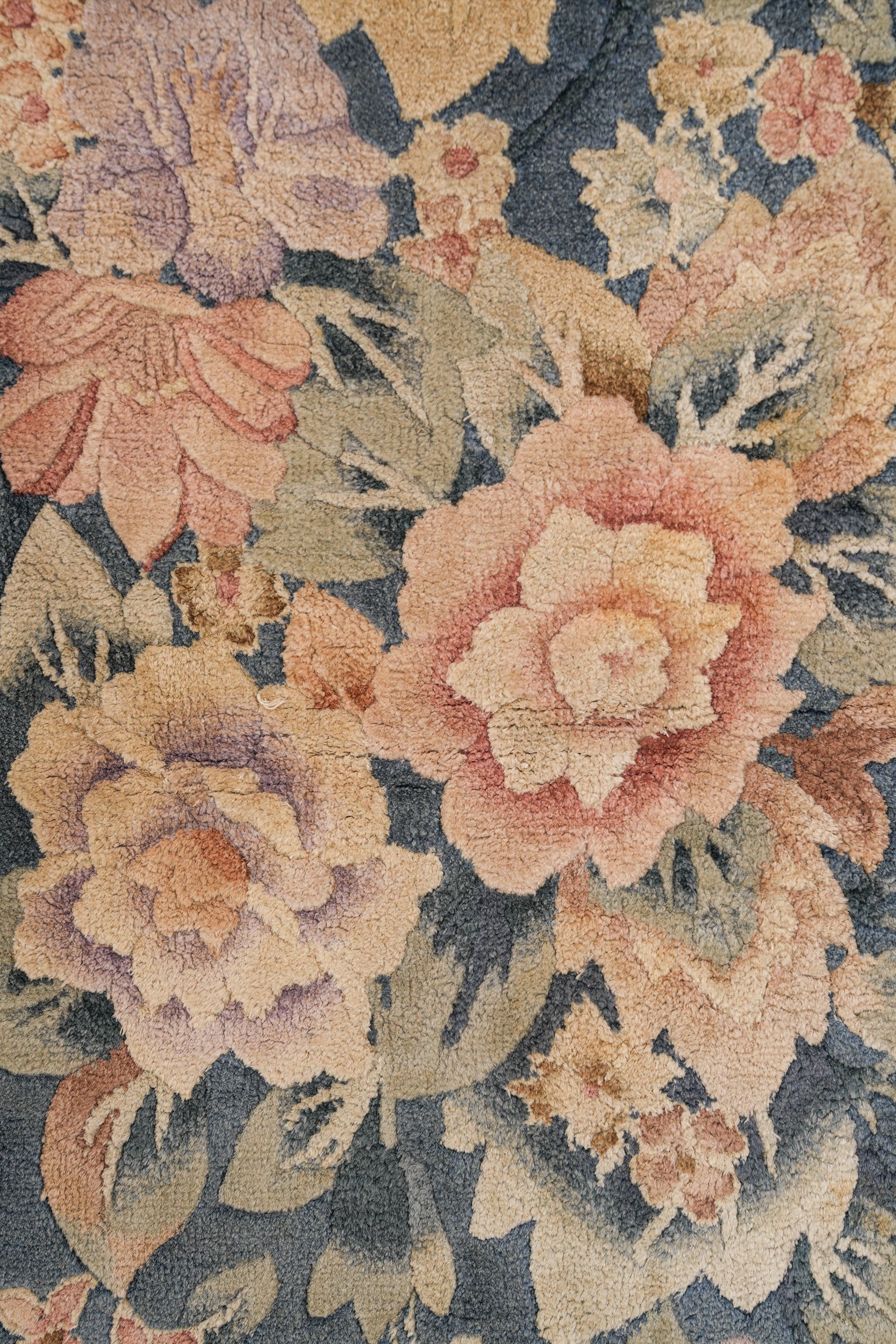 Vintage Chinese Art Deco Rug 3' X 2'