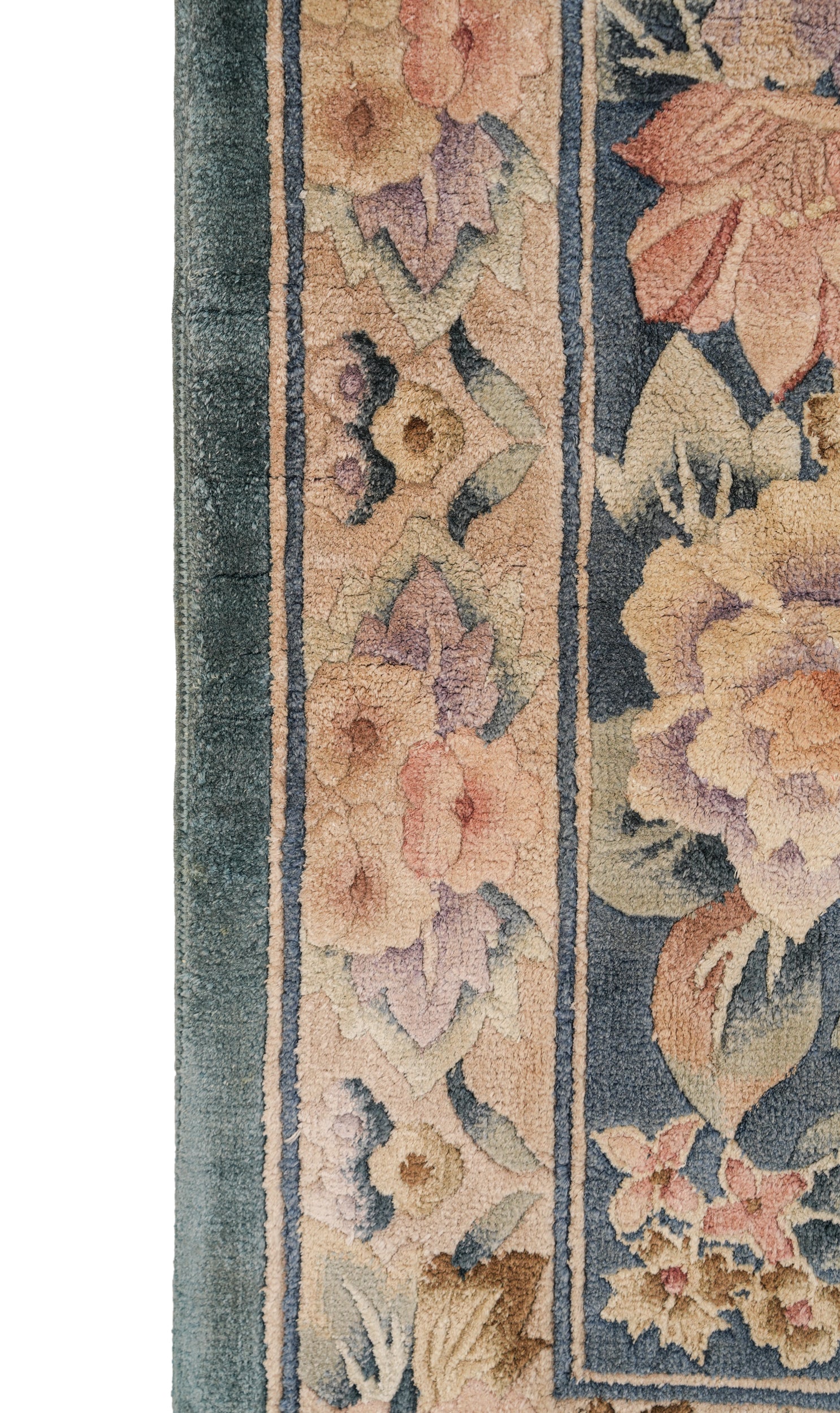 Vintage Chinese Art Deco Rug 3' X 2'