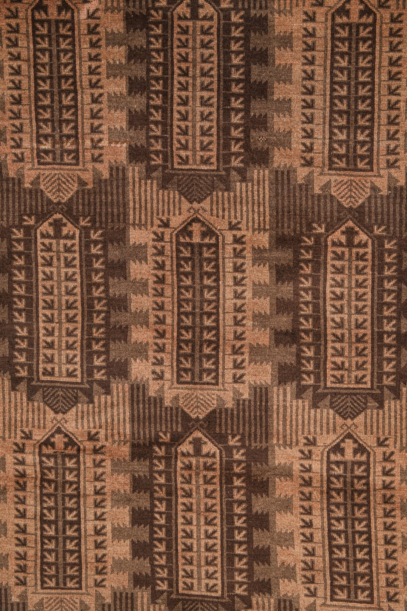 Vintage Turkmen Rug 12'9" x 10'3"