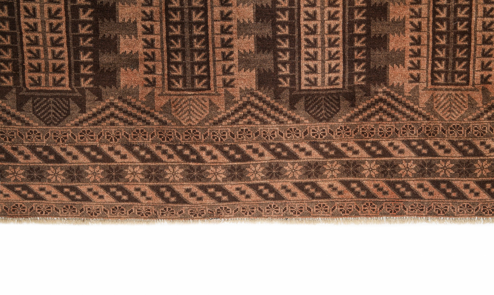 Vintage Turkmen Rug 12'9" x 10'3"