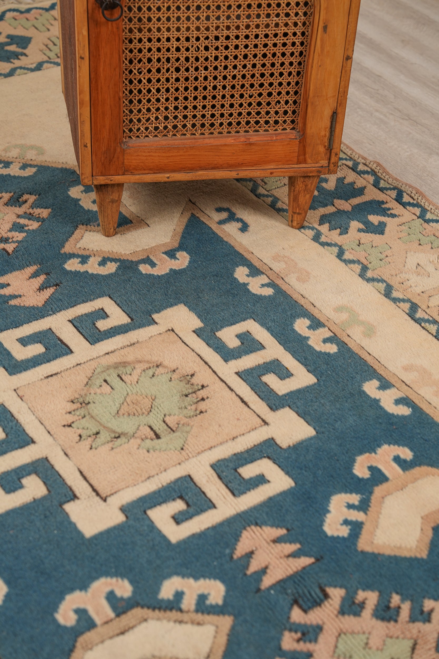 Vintage Turkish Kazak Rug 8' X 5'2"