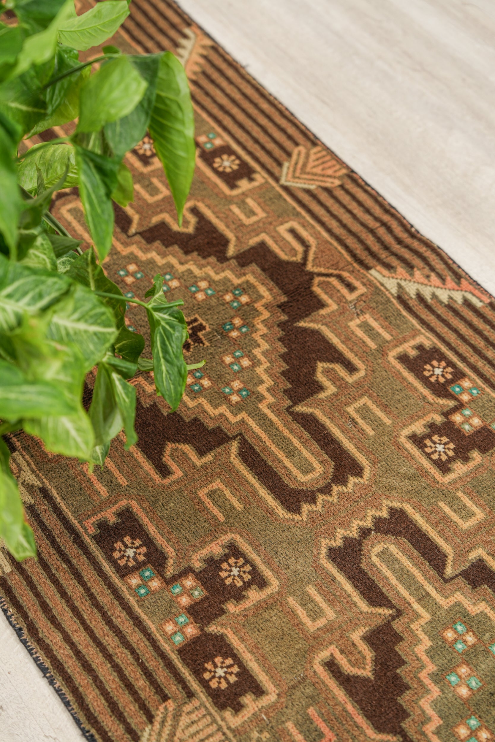 Vintage Baloch Runner Rug 6'6" X 2'5"