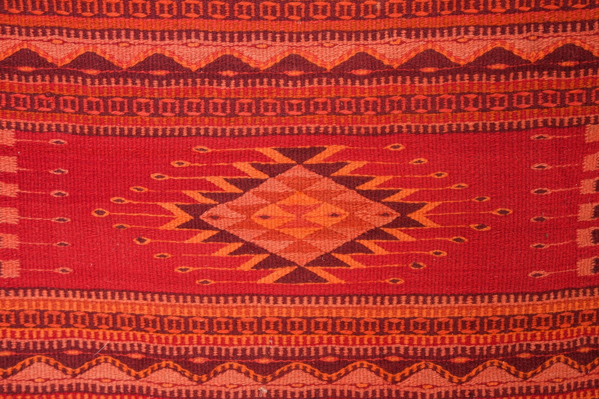 Vintage Mexican Zapotec Kilim 5'3" x 2'6"
