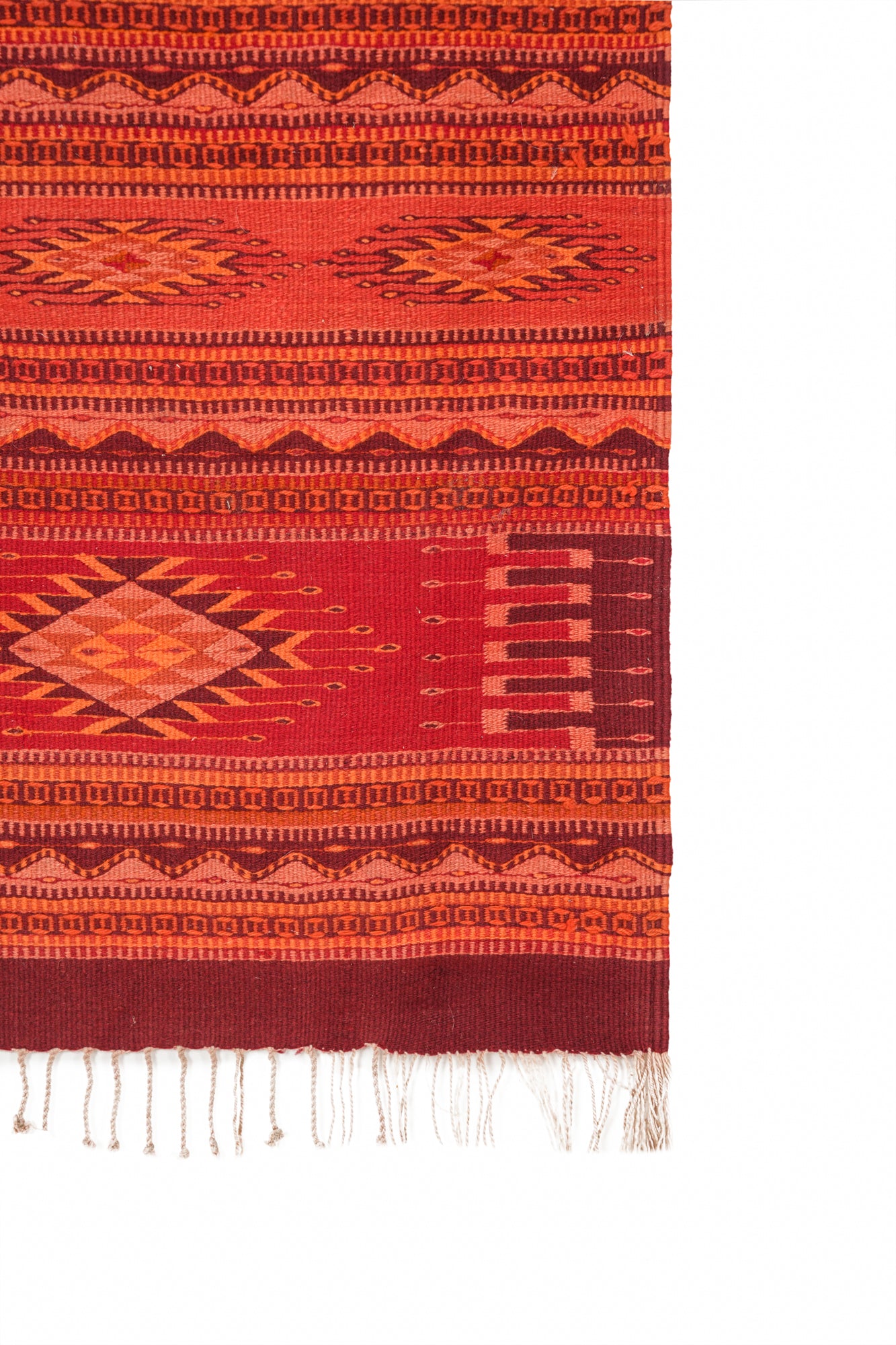Vintage Mexican Zapotec Kilim 5'3" x 2'6"