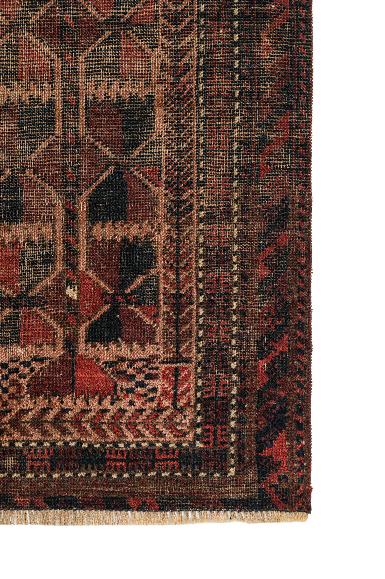 Antique Baloch Tribal Rug 2'7" x 1'2"