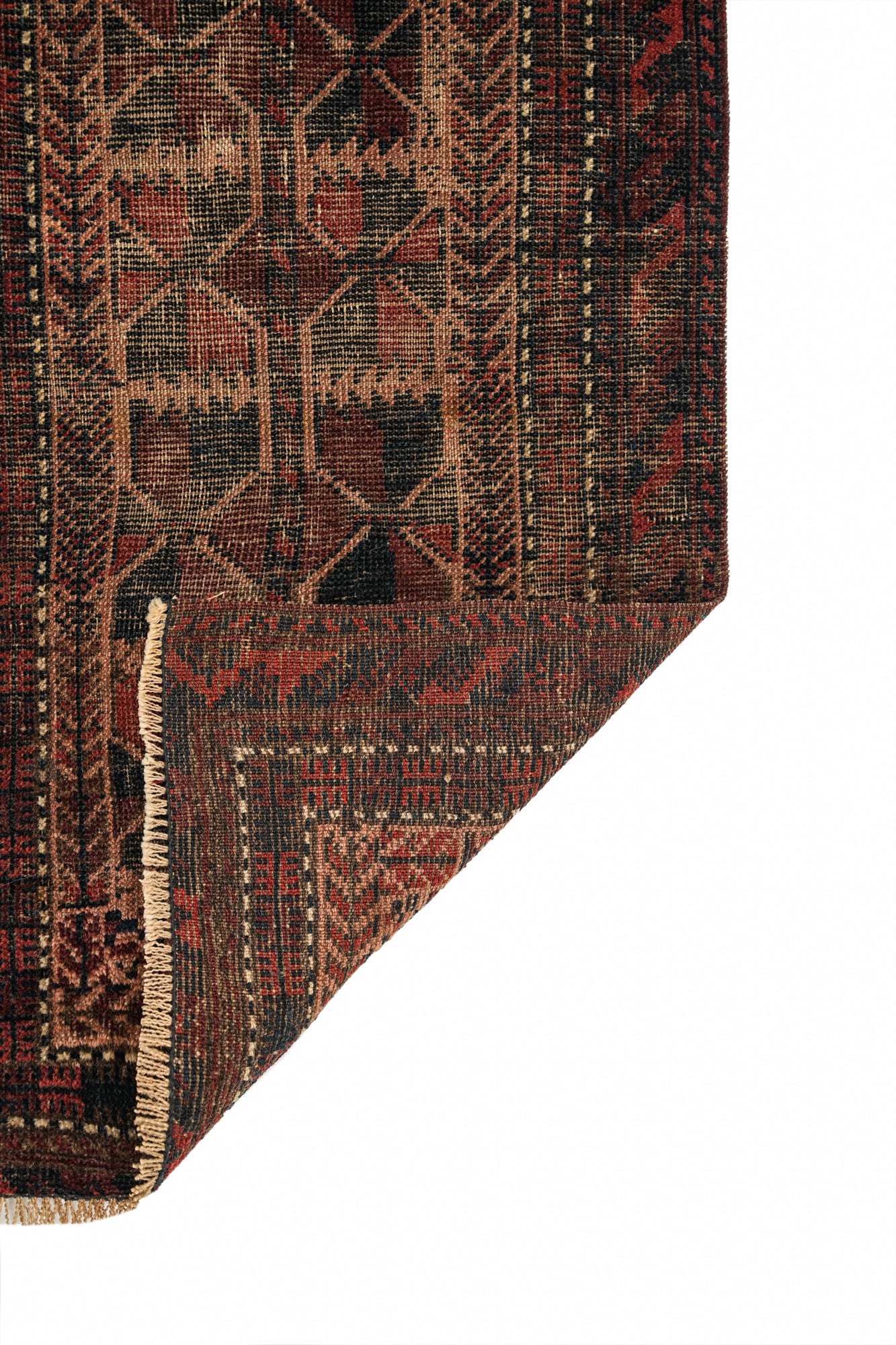Antique Baloch Tribal Rug 2'7" x 1'2"