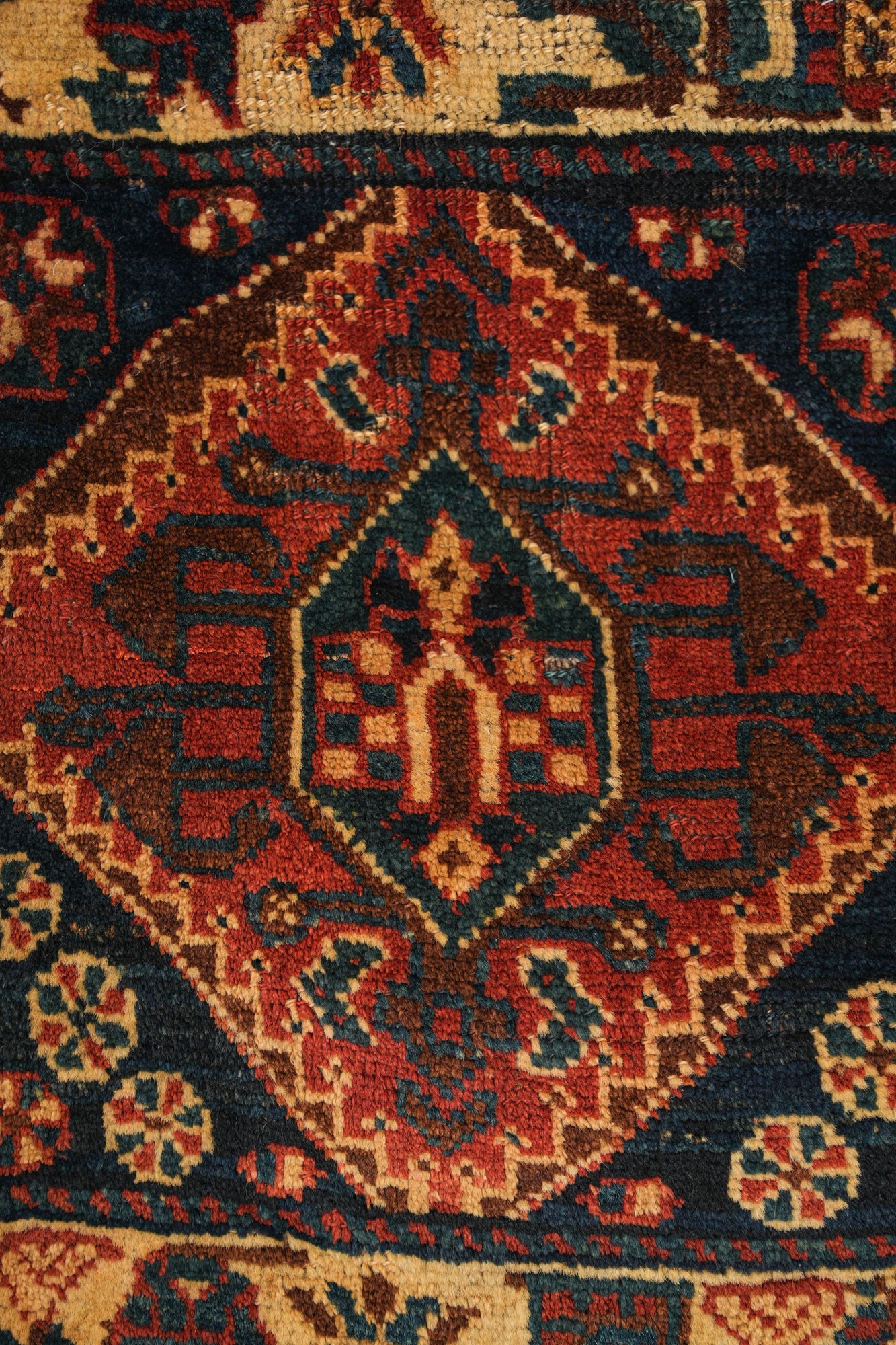 Antique Kurd Bagface Rug 1'9" x 1'10"