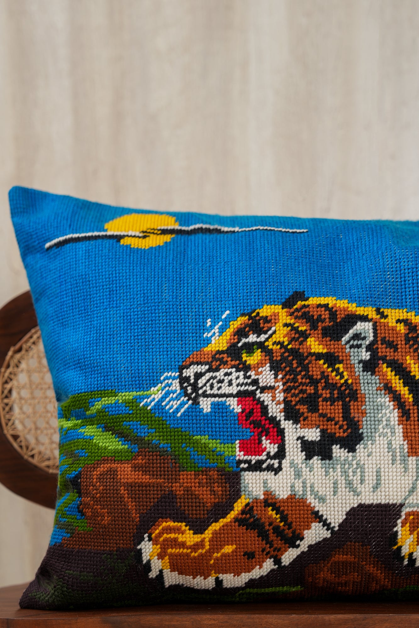 Vintage KOREAN LUMBAR Cushion 3'3" x 1'10"
