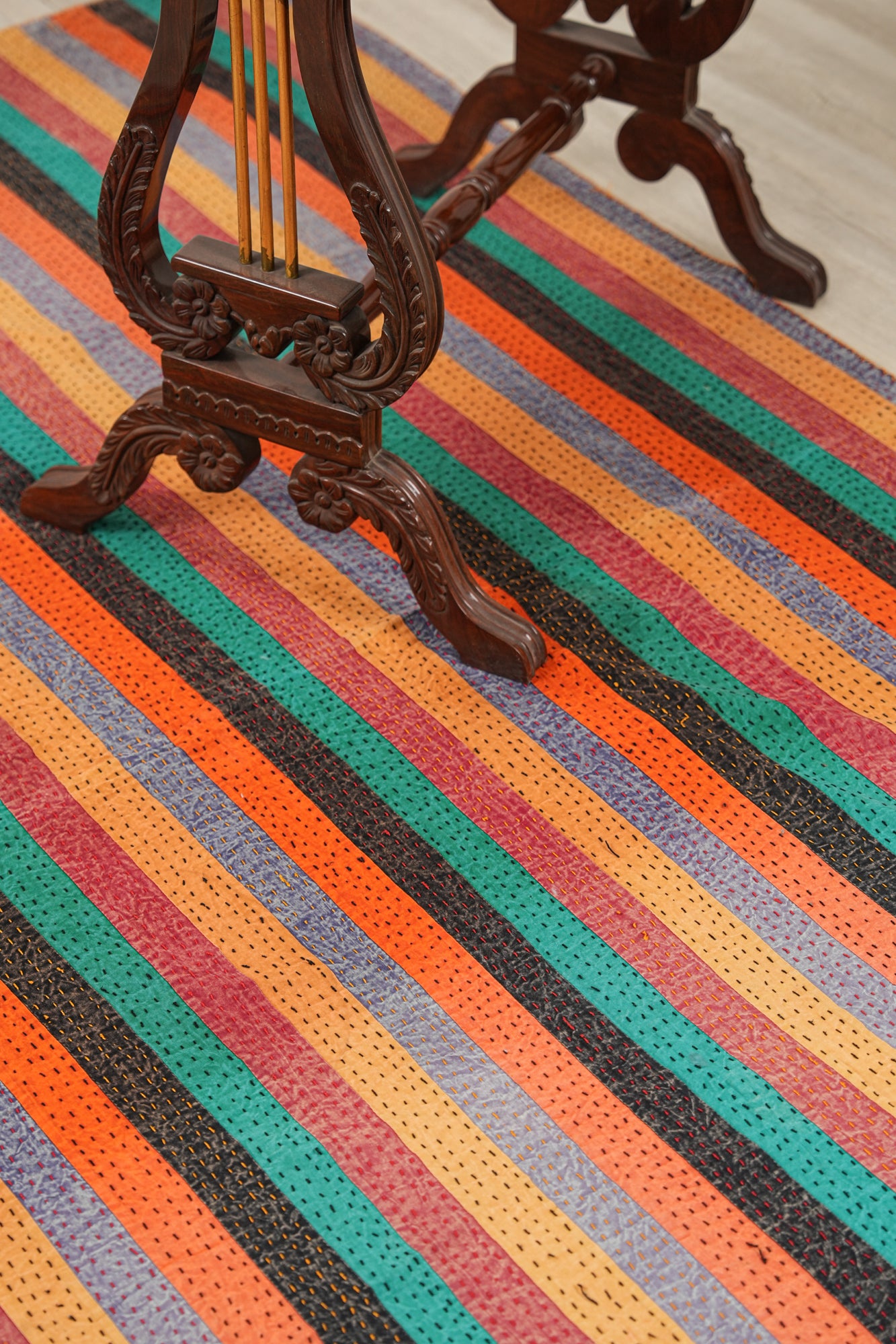 Vintage Kantha Textile 7' x 4'10"