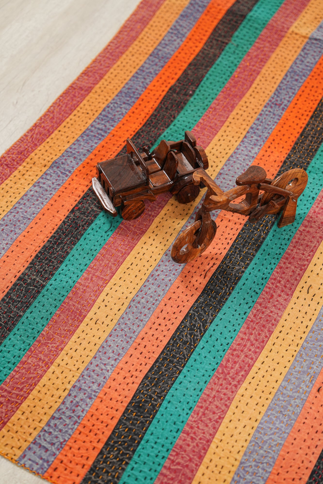 Vintage Kantha Textile 7' x 4'10"