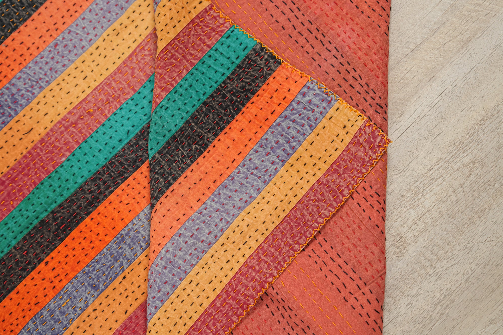 Vintage Kantha Textile 7' x 4'10"
