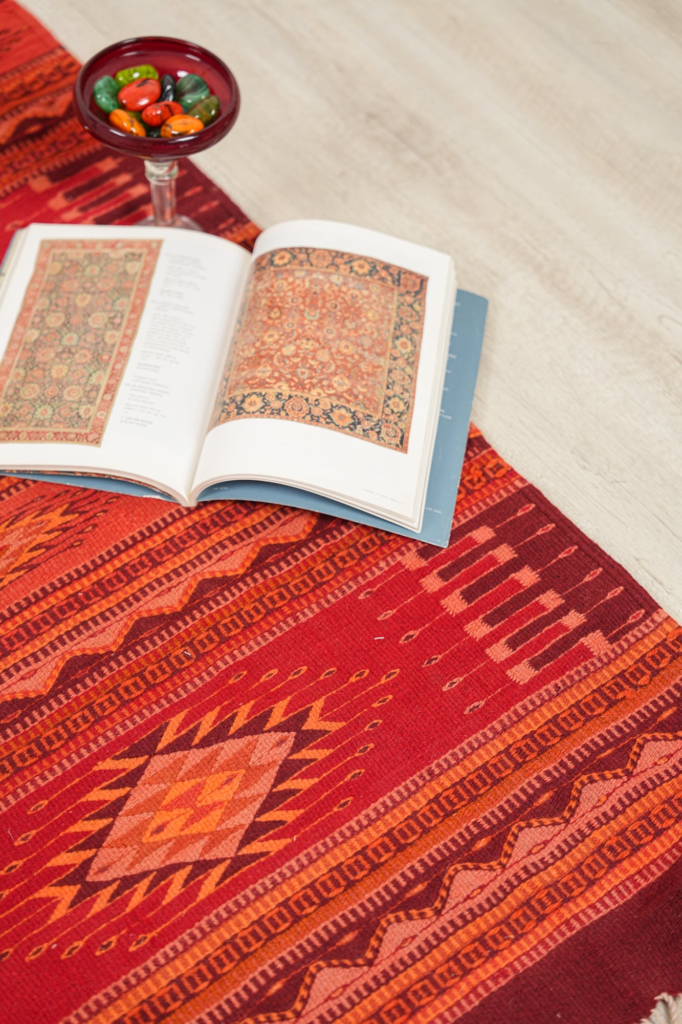 Vintage Mexican Zapotec Kilim 5'3" x 2'6"