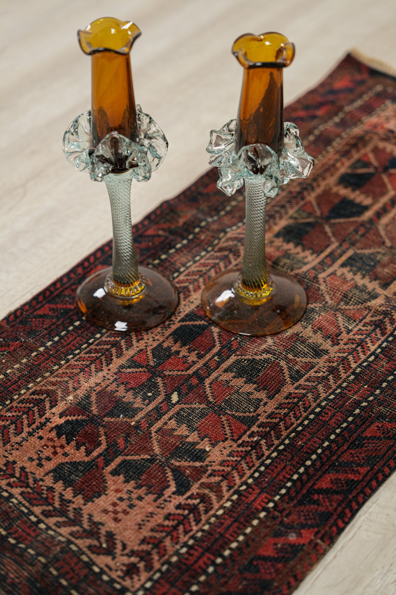 Antique Baloch Tribal Rug 2'7" x 1'2"