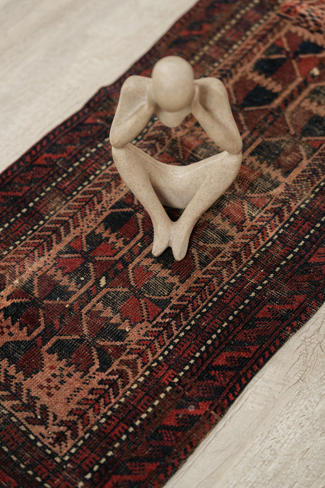 Antique Baloch Tribal Rug 2'7" x 1'2"