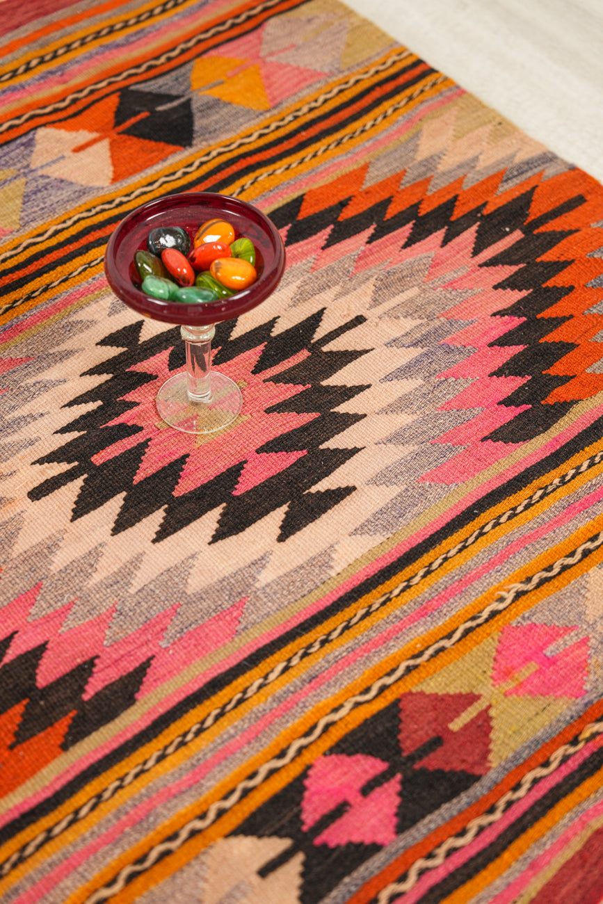 Vintage Turkish Kilim 3'6" x 3'1"