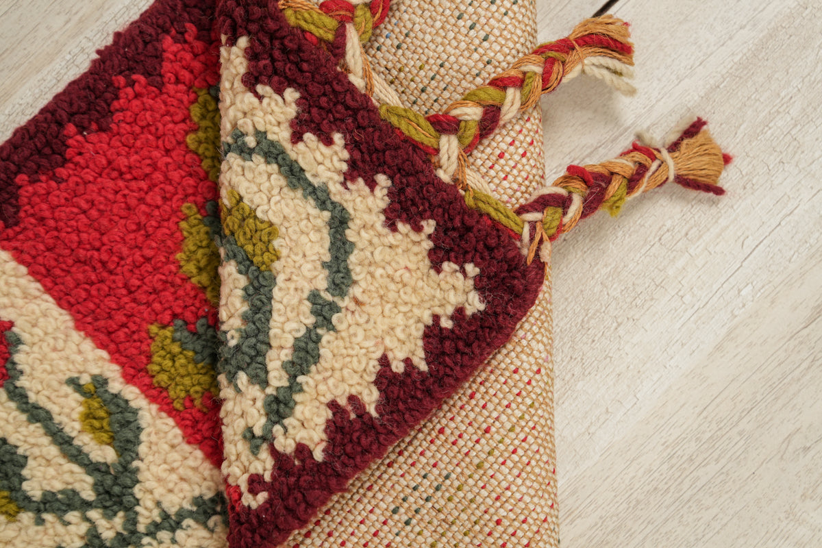 Vintage Turkish Rug 3'5" x 1'7"