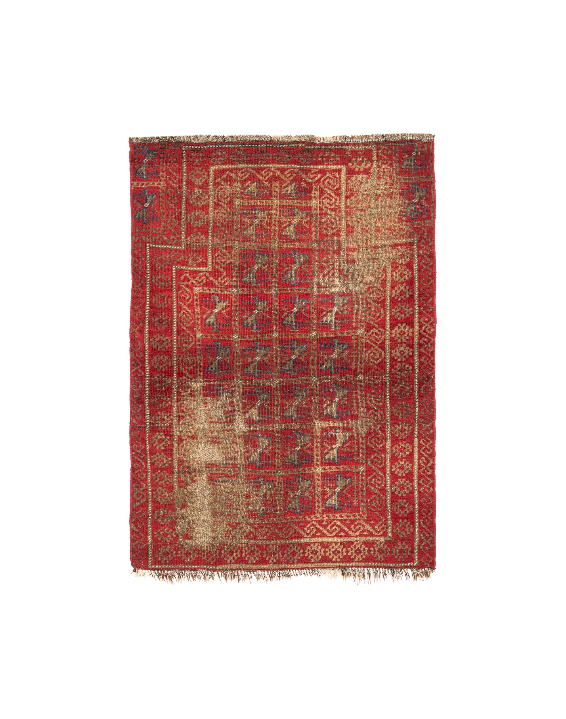 Vintage Baloch Prayer Rug 4'4" x 3'2"