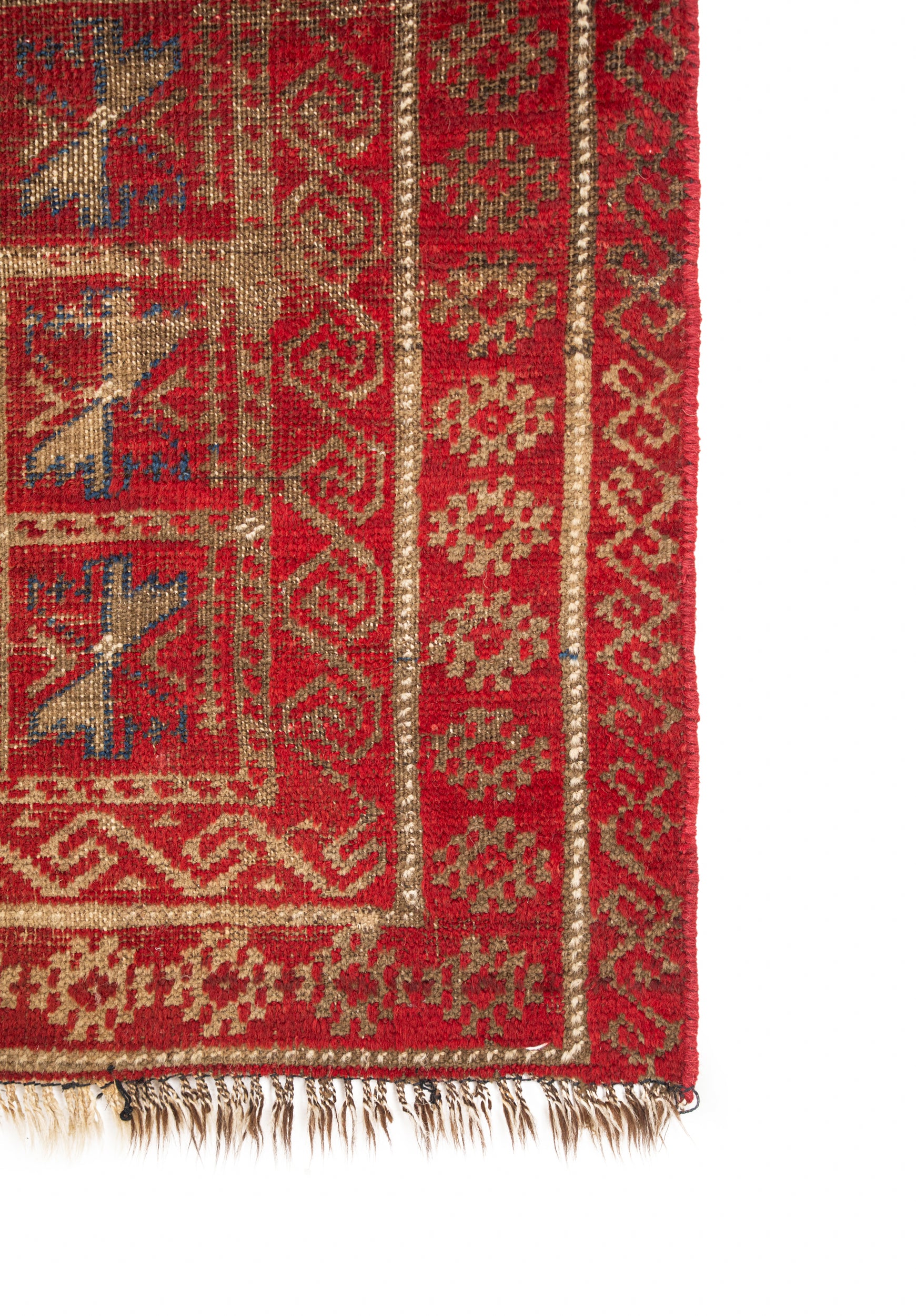 Vintage Baloch Prayer Rug 4'4" x 3'2"