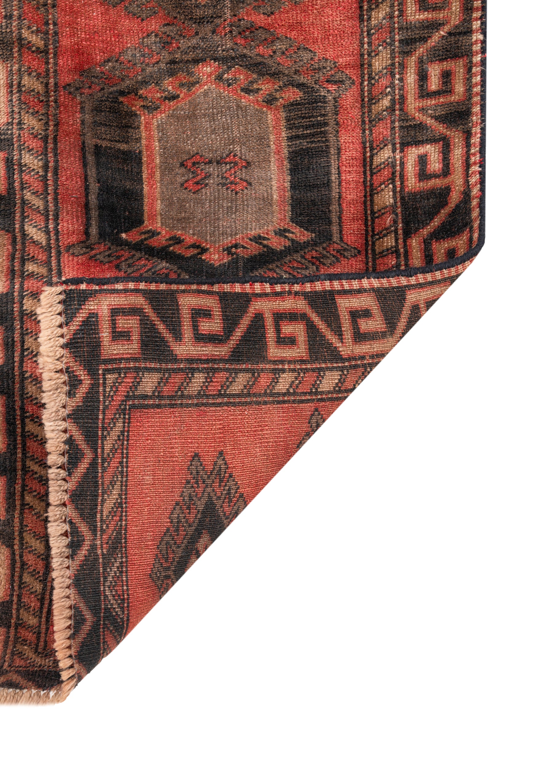 Vintage Turkish Tribal  Rug 4' x 2'5"