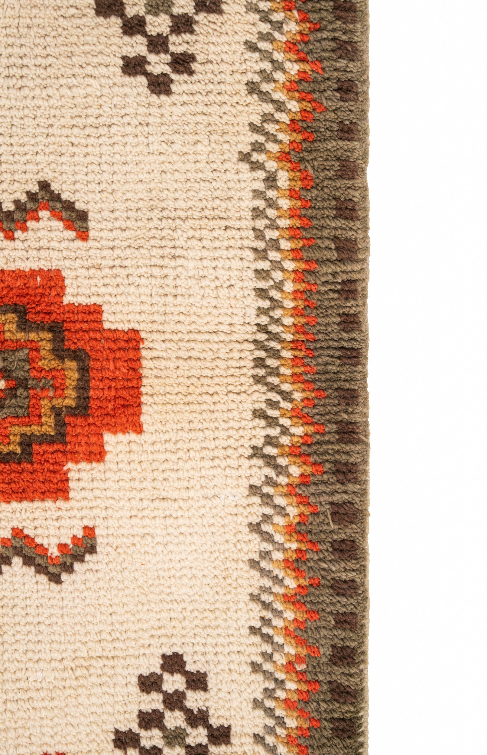 Vintage Moroccan Rug 4'2" X 2'1"