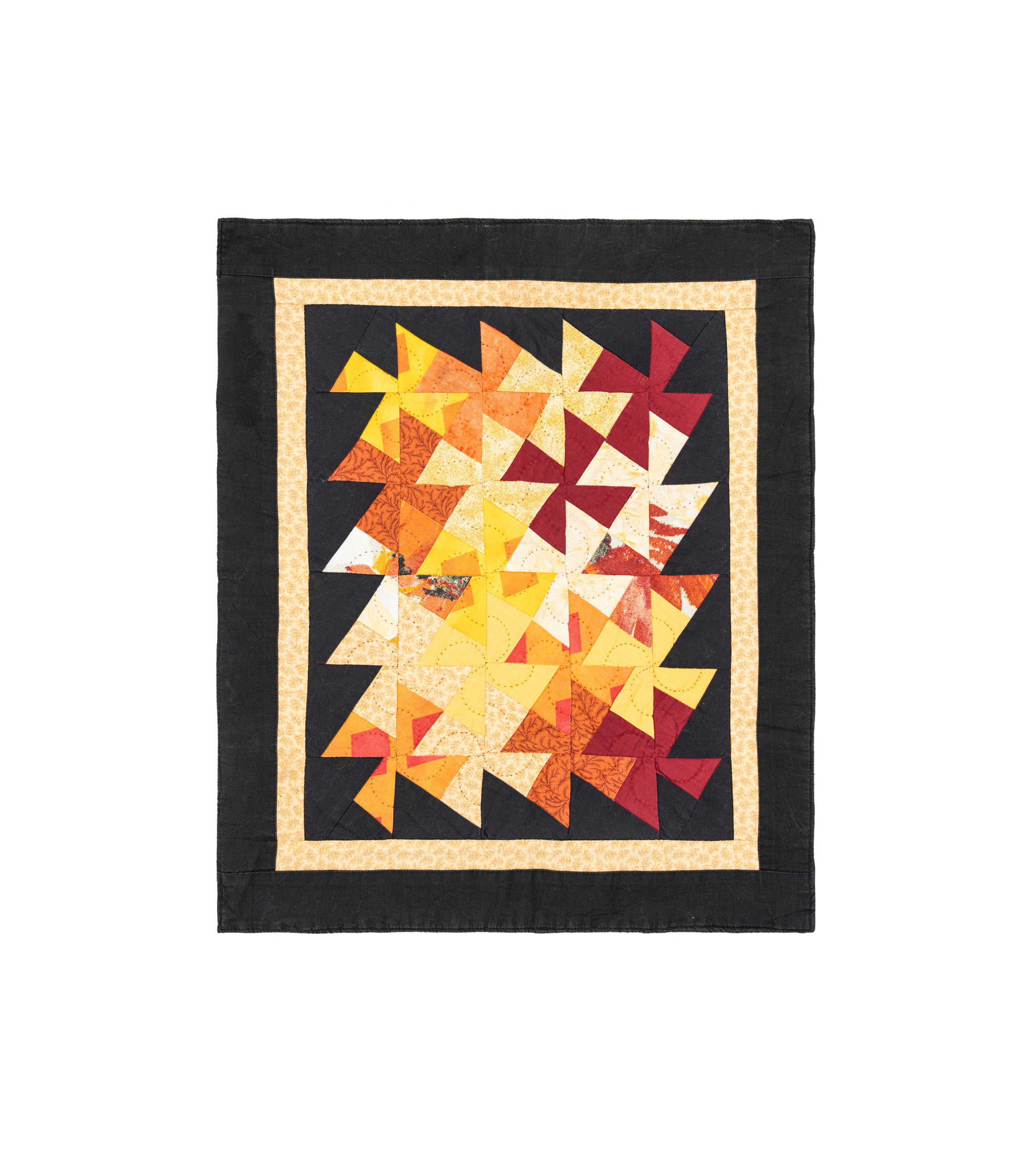 Vintage  European Textile  1'10" x 1'6"