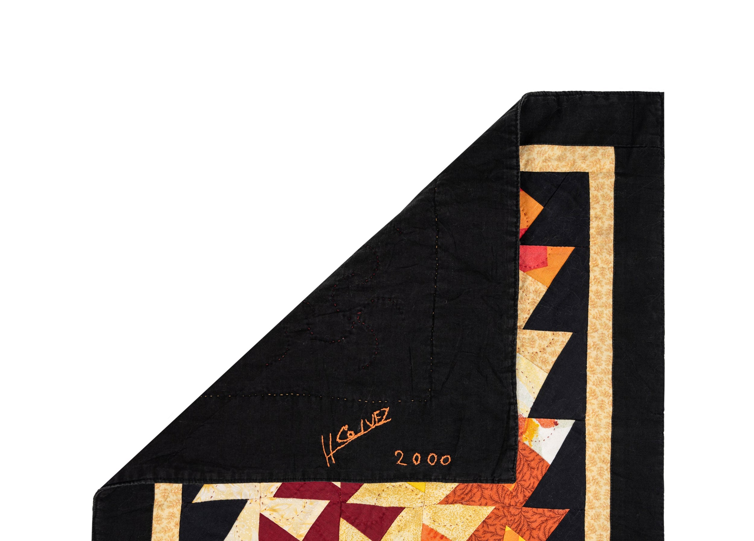 Vintage  European Textile  1'10" x 1'6"